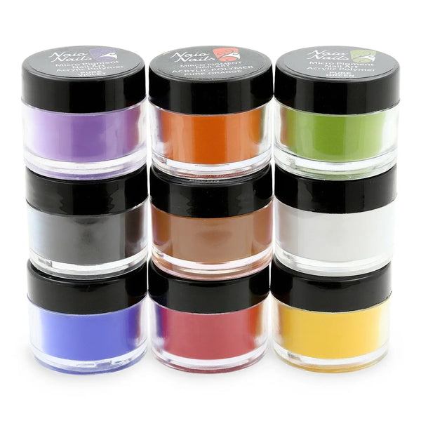 Pure Colours Collection Acrylic Powder - Set of 9   Naio Nails