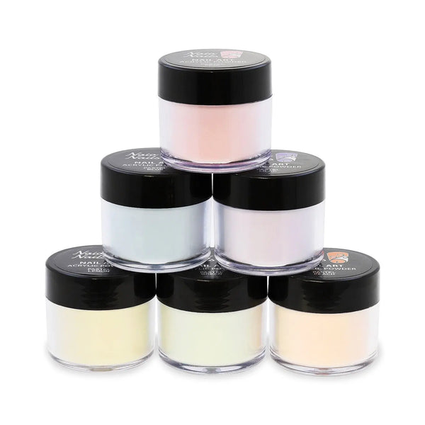 Pastel Colours Acrylic Powder Collection - 12g Pots   Naio Nails