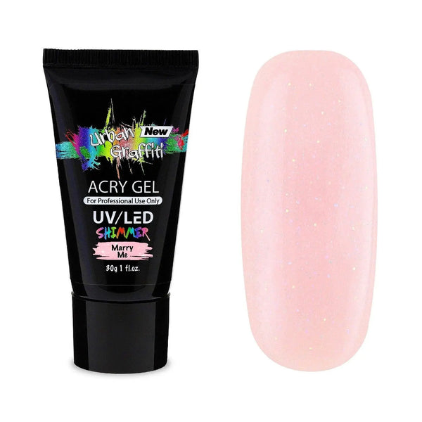 Shimmer AcryGel - Marry Me 30g   Naio Nails