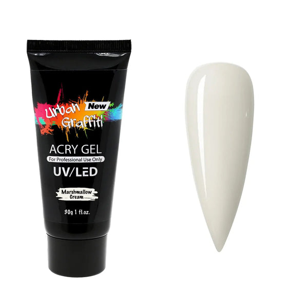 AcryGel Tube - Marshmallow Cream 30g   Naio Nails