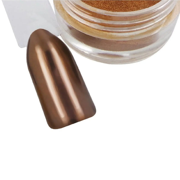 Copper Chrome Pigment Powder   Naio Nails