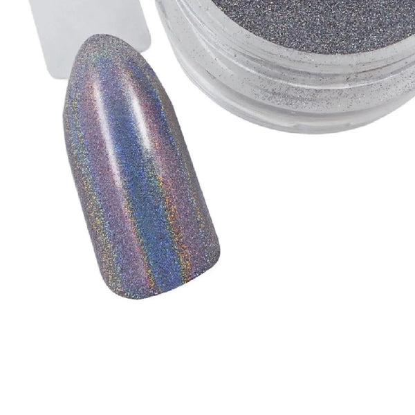 Holographic Chrome Pigment Powder   Naio Nails