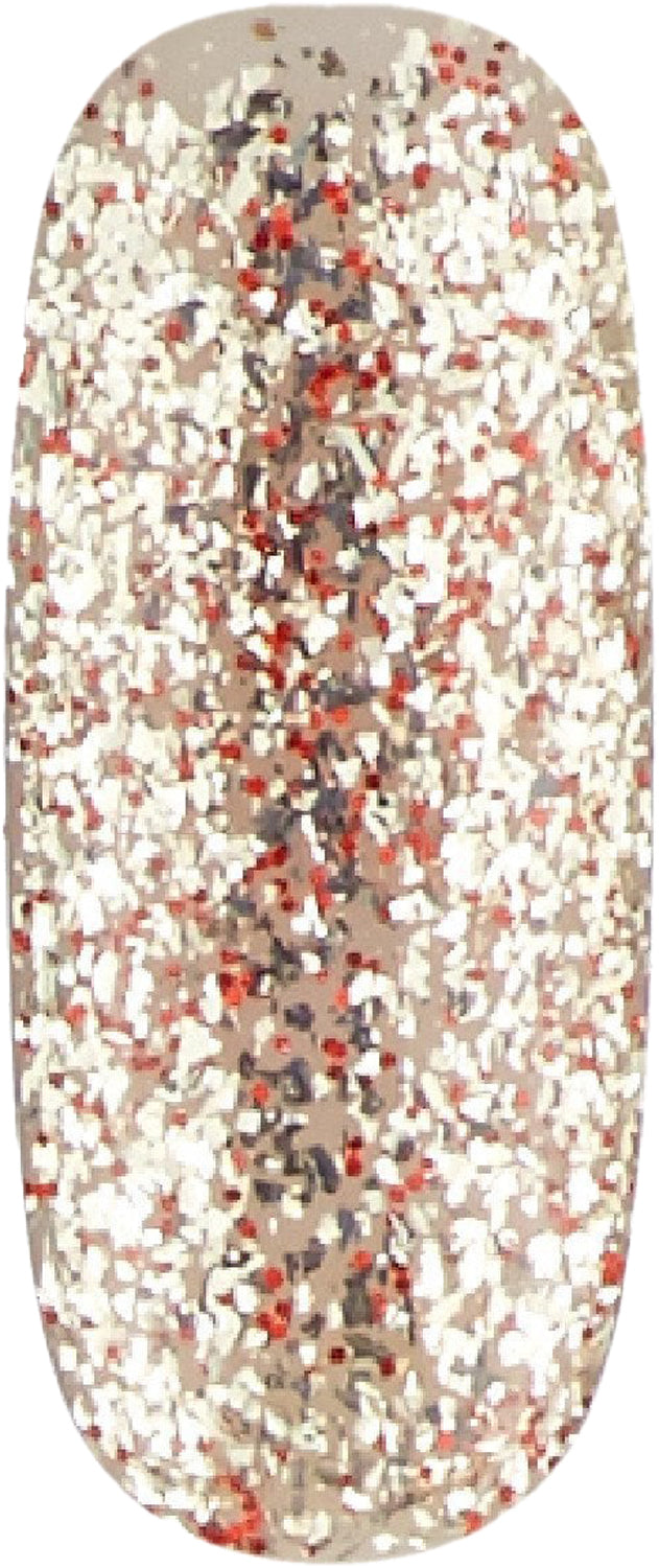 Tinsel Town - UGGP-A0913 Urban Graffiti Złoty i Czerwony Brokatowy Lakier Żelowy 15ml