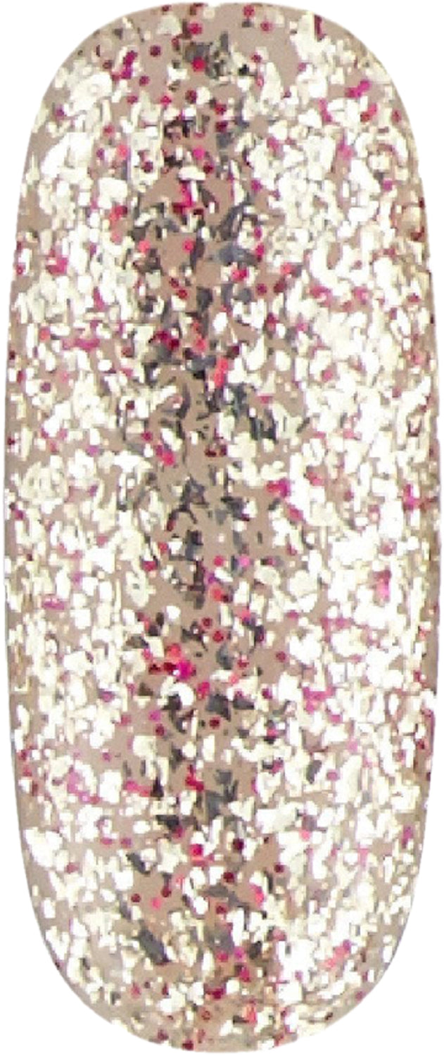 Cosmic Love - UGGP-A0916 Urban Graffiti Złoty i Czerwony Brokatowy Lakier Żelowy 15ml