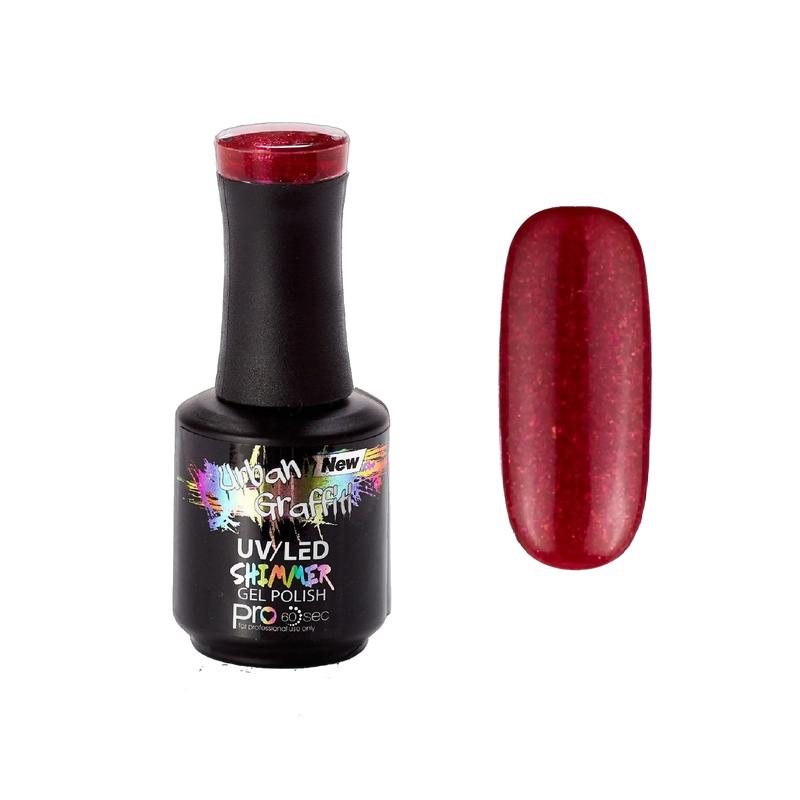 Forbidden Cherry - UGGP-A0372 Urban Graffiti Lakier Hybrydowy 15ml