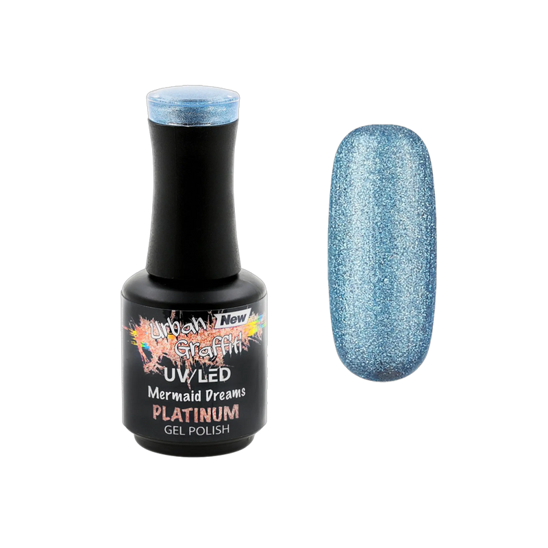 Mermaid Dreams - UGGP-P007 Miejski Lakier Hybrydowy Graffiti 15ml