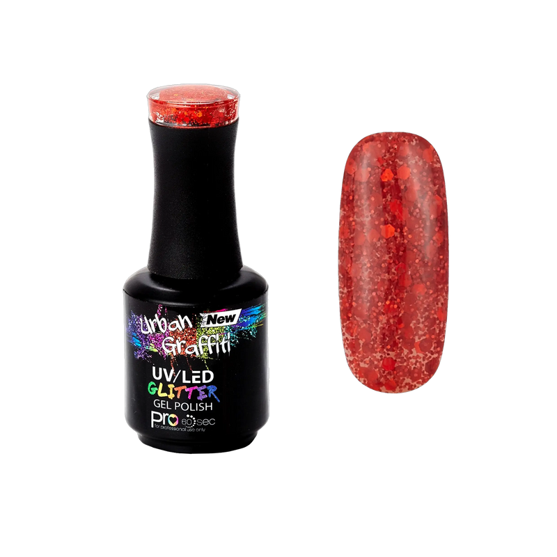 Rockstar Red - UGGP-XS010 Urban Graffiti Lakier Hybrydowy 15ml