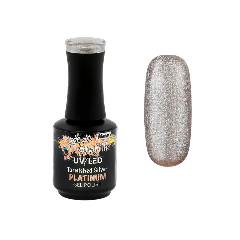 Srebrny Mat - UGGP-P023 Urban Graffiti Lakier Hybrydowy 15ml